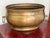 E.F. Chapman Large Vintage Hammered Brass Cauldron Planter With Rope Twist Rim For Sale - Image 4 of 6