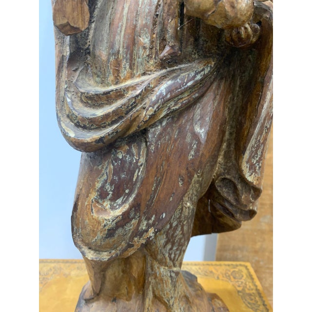 Late 18th Century 18th Century Portuguese Madonna & Child For Sale - Image 5 of 12