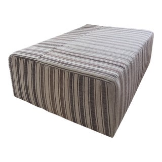Shoppe Amber Interiors Large Topanga Ottoman For Sale