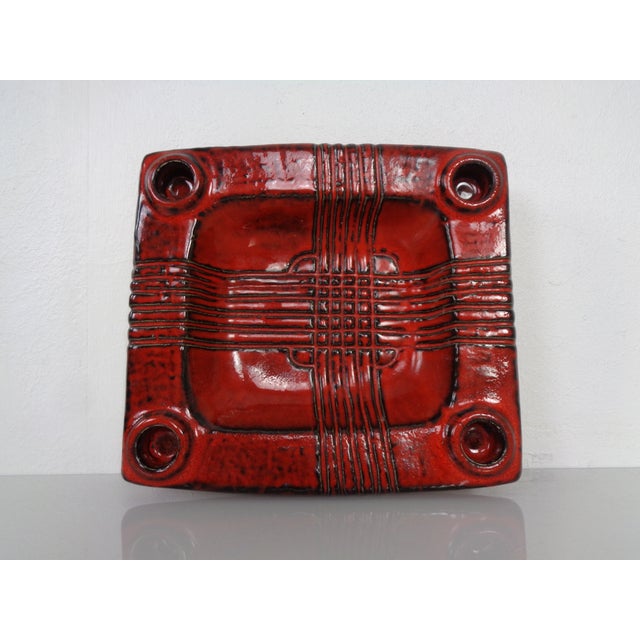 Black Ceramic Candleholder from Dümler, Germany, 1970s For Sale - Image 8 of 18