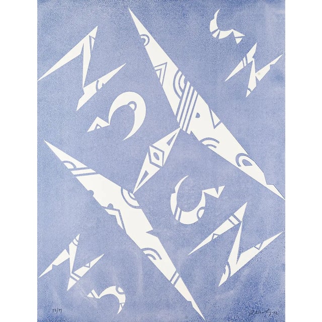 Composition - Letter H - Original Lithograph by Raphael Alberti - 1972 1972 For Sale