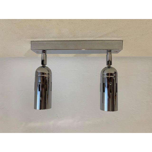 Vintage Adjustable Chrome Double Wall Light by Sijaj Hrastnik, Slovenia, 1990s For Sale - Image 11 of 11