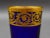 Mid 20th Century Mid 20th Century Saint St Louis Crystal France Thistle Blue & Gold Encrusted Tea Tumbler Glass For Sale - Image 5 of 8