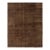 Rug & Kilim’s Modern Textural Rug, Rich Tone-on-Tone Brown With Gold Accents For Sale