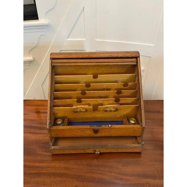 Oak Stationery Cabinet, 1860s For Sale - Image 4 of 9