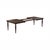 Mila Dark Brown Extendable Rectangular Dining Table For Sale In Los Angeles - Image 6 of 9