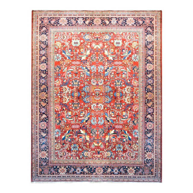 Early 20th Century Mahal Rug For Sale