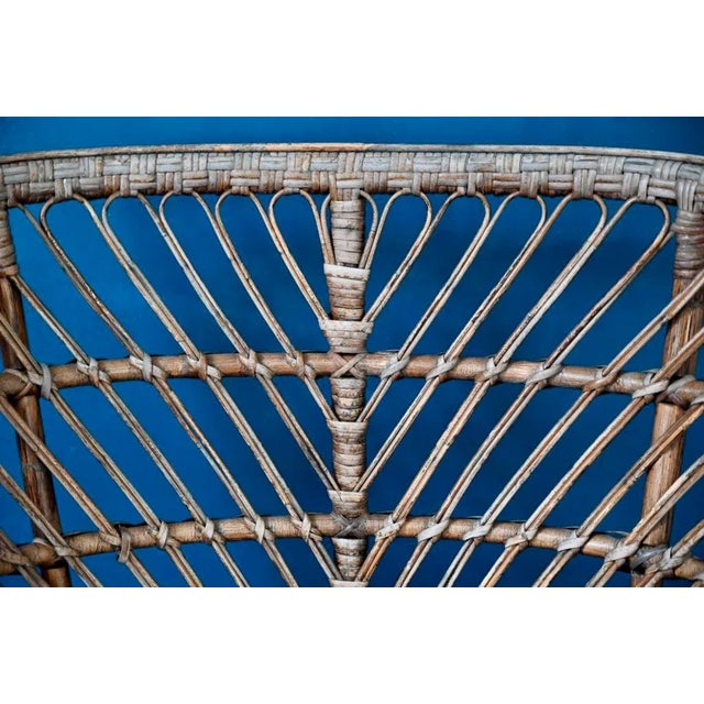 Rattan Armchair by Lio Carminati for Gio Ponti For Sale - Image 6 of 11