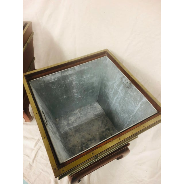 George Zee Furniture Beverage Coolers/Tables - a Pair For Sale - Image 12 of 13