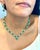 37 Ct Oval Shape Natural Emerald & 22 Carat Diamond Necklace & Earring Suite For Sale - Image 14 of 18