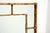 Mid-Century Modern Vintage Italian Gilt Metal Mirror, 1971 For Sale - Image 3 of 12