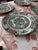 Mid 20th Century Famille Rose Medallion Hand Painted Porcelain Dinner Plates Set of 12 For Sale - Image 5 of 12