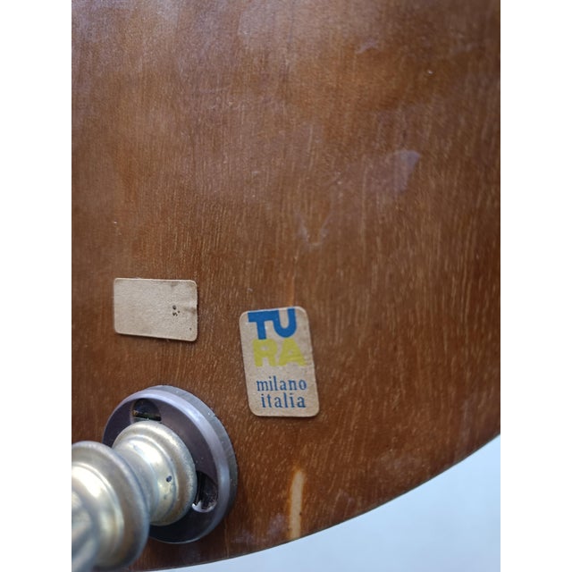 Italian Lacquered Parchment Serving Bar Cart by Aldo Tura, 1960s For Sale - Image 10 of 12