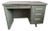 Vintage Steelmaster Industrial Single-Pedestal Tanker Desk, 1950s For Sale