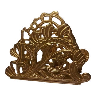 1980s Vintage Teleflora Brass Letter Holder For Sale