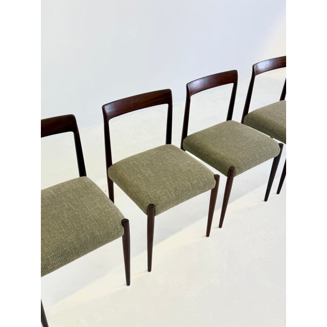 Dining Chairs in Rosewood from Lübke, 1970s, Set of 4 For Sale - Image 13 of 17