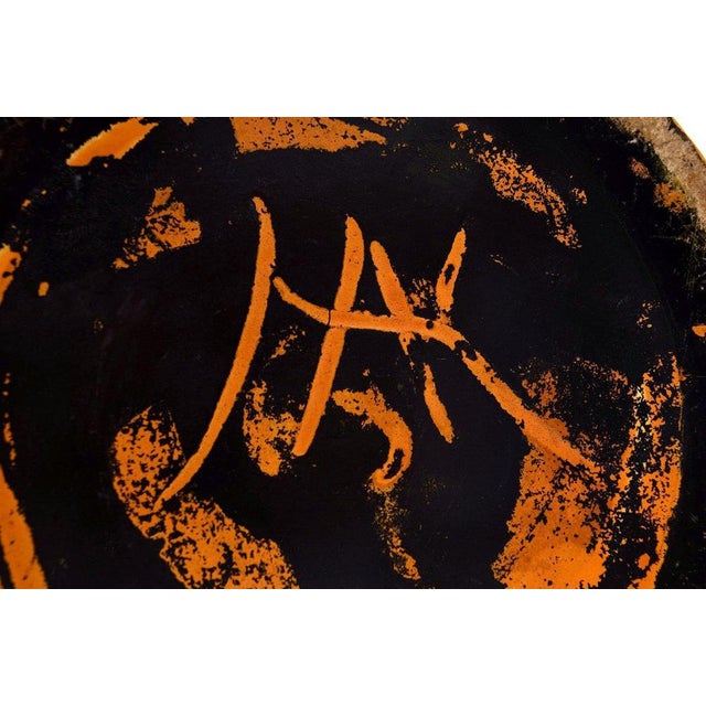 Colossal Floor Vase in Glazed Stoneware by Svend Hammershøi for Kähler, 1930s For Sale - Image 9 of 10