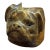Antique Dutch Wooden Pipe Rest- Bull Dog For Sale