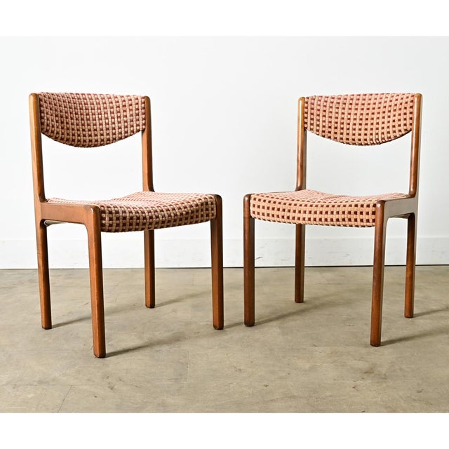 Mid-Century Modern Late 20th Century French Vintage Midcentury Dining Chairs Set of 6 For Sale - Image 3 of 15