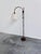 Mid-Century Modern Adjustable Teak Arc Floor Lamp with Fabric Shade, 1960s For Sale - Image 4 of 12