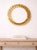 Modern Modern Metallic Gold Leaf Round Christmas Wreath For Sale - Image 3 of 8