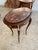 French 1960s French Louis XV Mahogany End Tables Gilt Bronze, Marble Top Pair For Sale - Image 3 of 4