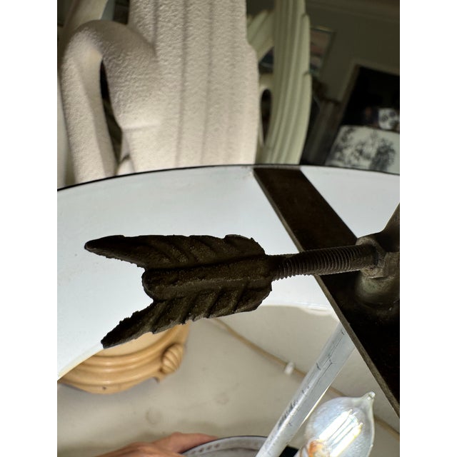 Vintage French Tole Bouillotte Table Lamp For Sale - Image 11 of 11