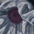 This oil on canvas artwork features a single white poppy, its delicate petals intricately rendered against a dark...