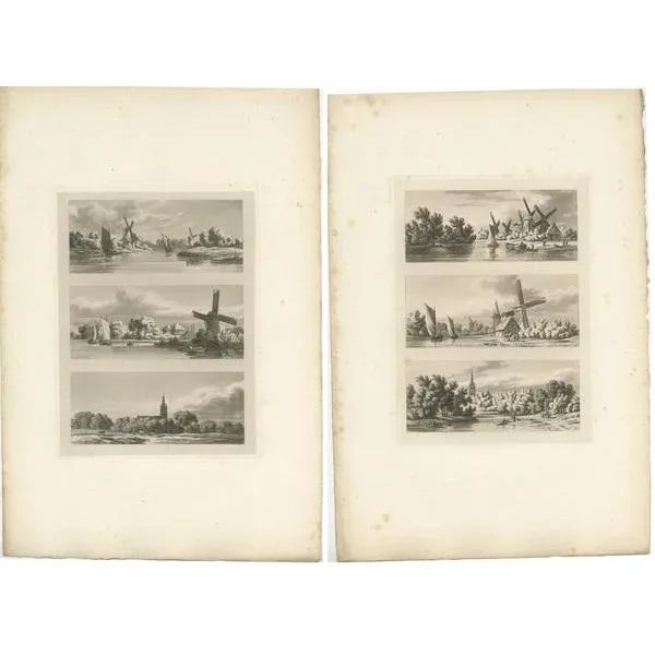 Robert Hills, Flanders and Holland, 1820, Set of 2 For Sale - Image 4 of 5