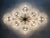 Italian 21st Century Hive Satin Brass Clear Murano Flush Mount by Fabio LTD For Sale - Image 3 of 9