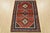 Tribal Yalameh Rug 3’3” X 4’9” Red Wool Vintage Tribal Hand-Knotted Oriental Carpet For Sale - Image 3 of 12