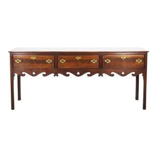 Vintage Wright Table Co George III Style Mahogany Sideboard For Sale