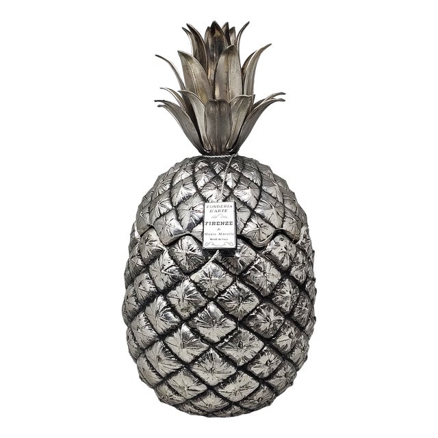 Pineapple Ice Bucket by Mauro Manetti for Fonderia Darte Firenze, Italy, 1960s For Sale
