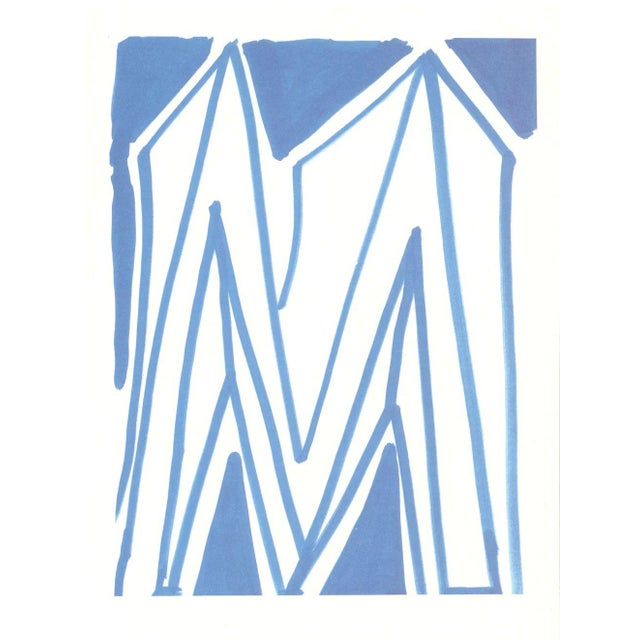 'M' from 'Hockney's Alphabet' By David Hockney 1991 Lithograph on Exhibition Fine Art Cartridge paper 38.4 x 46.4 cm...