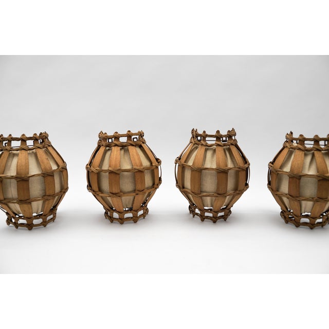 Pair of french provincial wooden wall lamps / sconces, 1960s we have two pairs; here you can bid on one of them. The other...