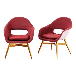 Lounge Chair by Miroslav Navratil for Vertex, 1960s For Sale