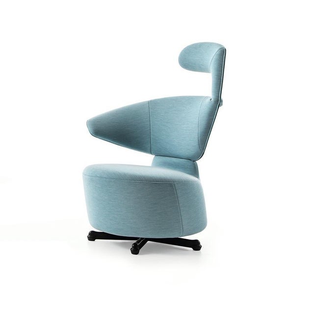 Not Yet Made - Made To Order Aki-Biki-Canta Swivel Armchairs by Toshiyuki Kita for Cassina, Set of 3 For Sale - Image 5 of 12