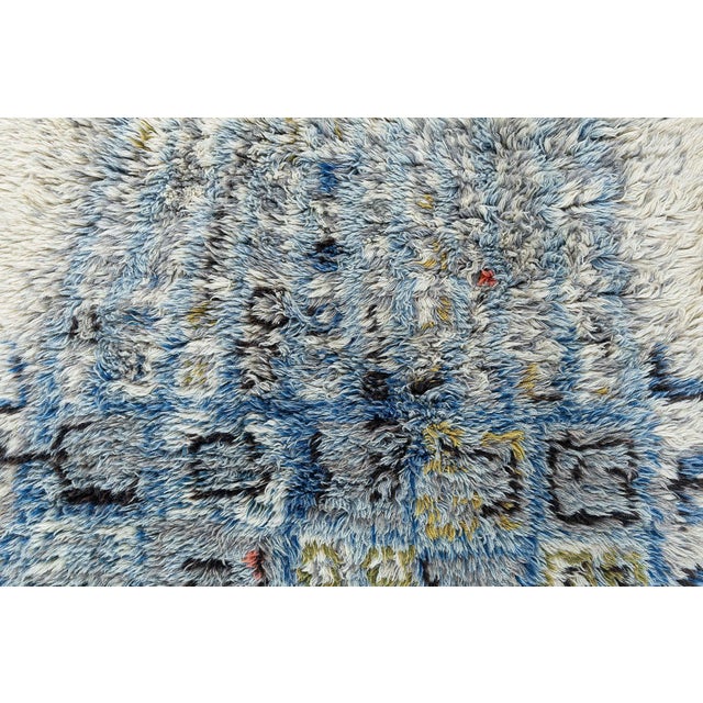 Textile Swedish Rya Rug by Aili Suomi for Sylvi Salonen Doris Leslie Blau Collection For Sale - Image 7 of 10