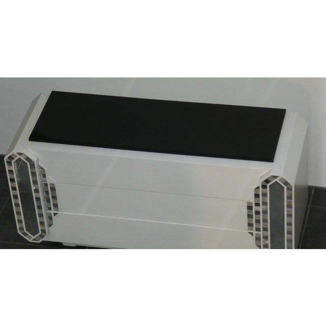 Black Sofa and Chest of Drawers by Manuel Da Costa for Arpex, Italy, 1980s, Set of 2 For Sale - Image 8 of 18