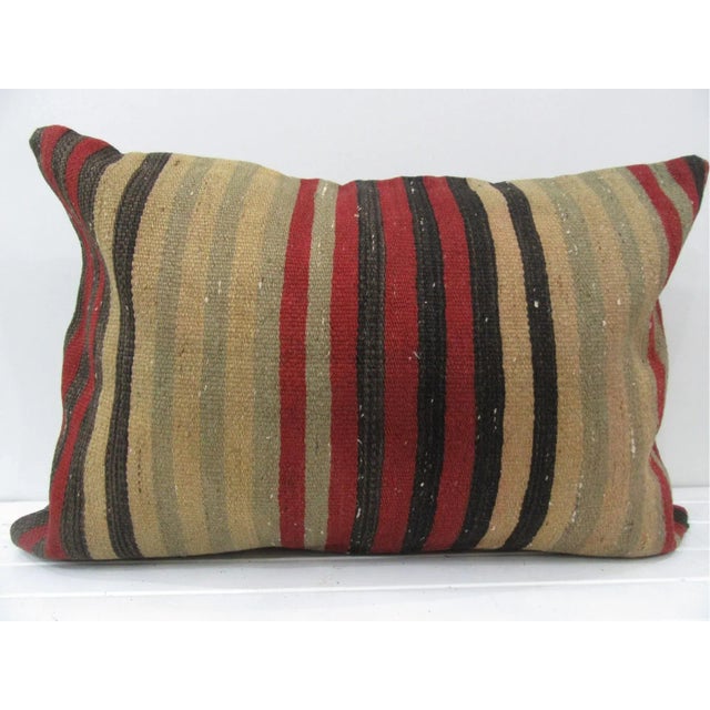 Turkish Kilim Pillow Cover For Sale - Image 4 of 4