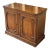 White Fine Furniture Flip Top Walnut Wood Buffet For Sale