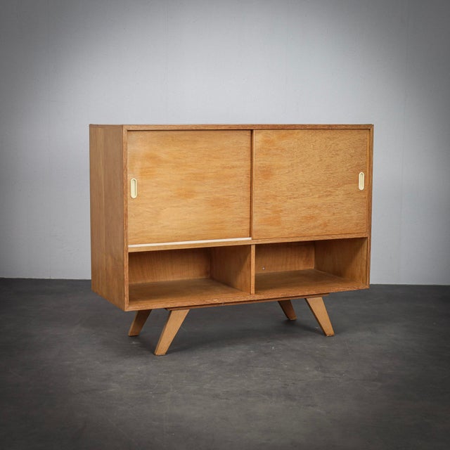 Sideboard with Sliding Doors by Jiří Jiroutek for Interier Praha, Czechoslovakia, 1960s For Sale - Image 9 of 9