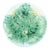 19th Century English Majolica Turquoise & Green Begonia Leaf Plate For Sale