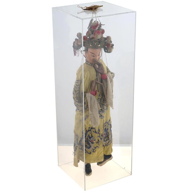 Large Antique Chinese Ceremonial Marionette For Sale In New York - Image 6 of 12