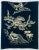 Japanese 1920 Antique Japanese Indigo Panel With Crane and Tortoise - For Sale - Image 3 of 5