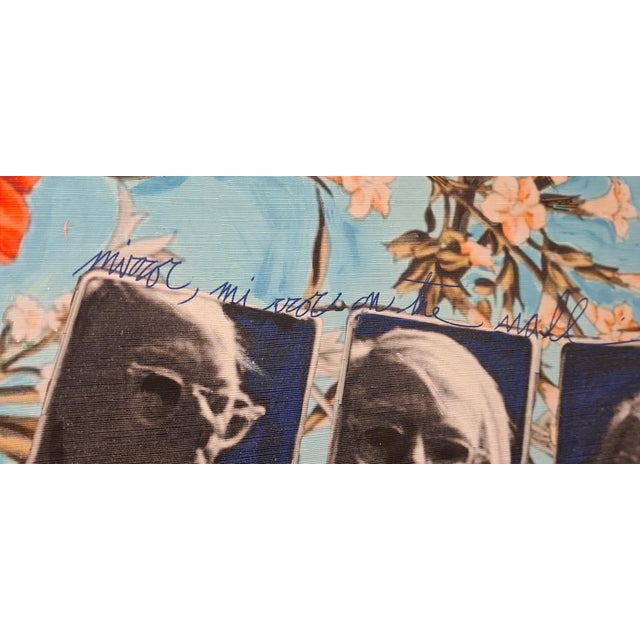Composition with Andy Warhol, 2000s, Mixed Media Canvas Print For Sale - Image 7 of 16