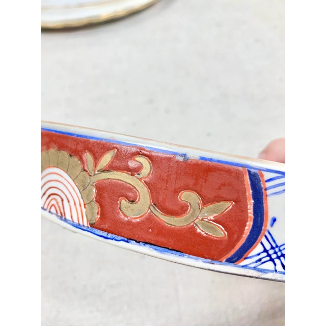 Vintage Chinoiserie Fan Shaped Box For Sale - Image 11 of 13