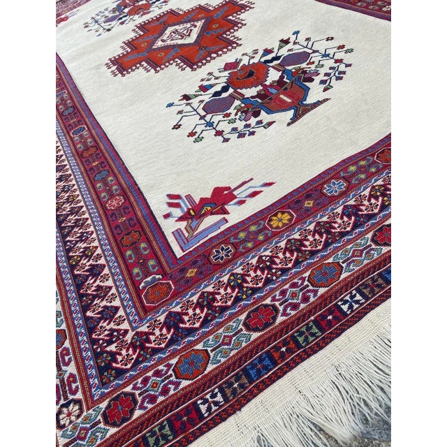 Vintage Azerbaiydjan Sumak Rug For Sale - Image 13 of 18