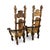 Witco Attributed Tiki Rare Pair of Vintage Mid Century Modern Throne Chairs C. 1960s For Sale - Image 9 of 9