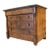 19th Century French Antique Empire Walnut Chest With Columns For Sale
